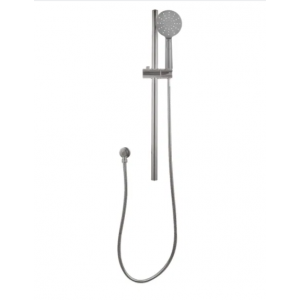 Nor-SR47-1.05 Round Brushed Nickel Sliding Rail Shower Set